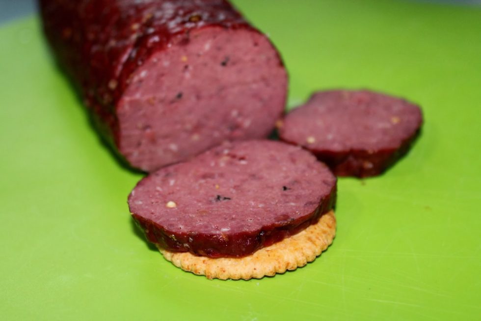 Venison Summer Sausage and Spicy Cheese Roll - Honest Abe Log Homes ...