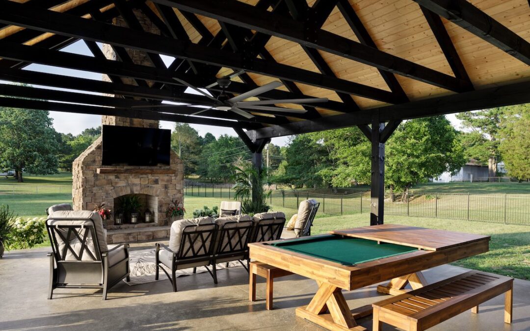 Outdoor Living in a Timber Frame Addition